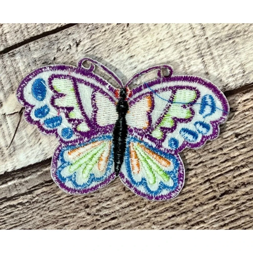 Colorful Butterfly‎ Pastel Cute Applique Embroidered Iron on Patch